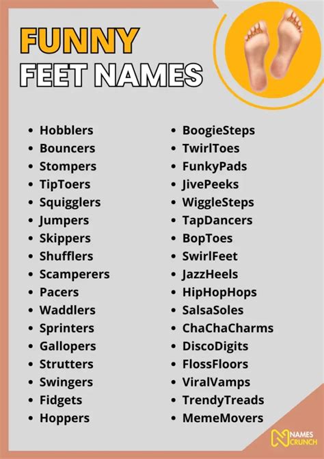 display name for feet pics|Username ideas : r/feetfinderadvice